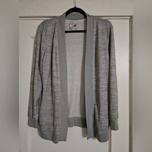 MukLuks Grey  Cardigan. Size Small.
